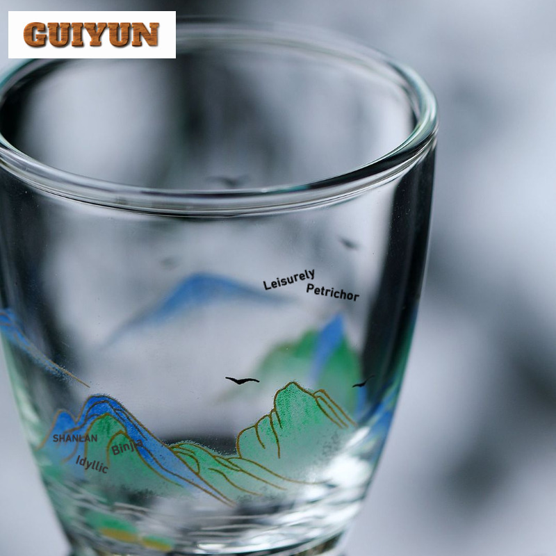 50ml Thickened Glass Teacup Vi - Vintage Collectible Glass review and price