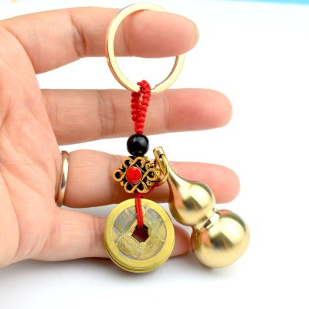 Vintage Brass Money Bag Keycha - Vintage Collectible Coins review and price