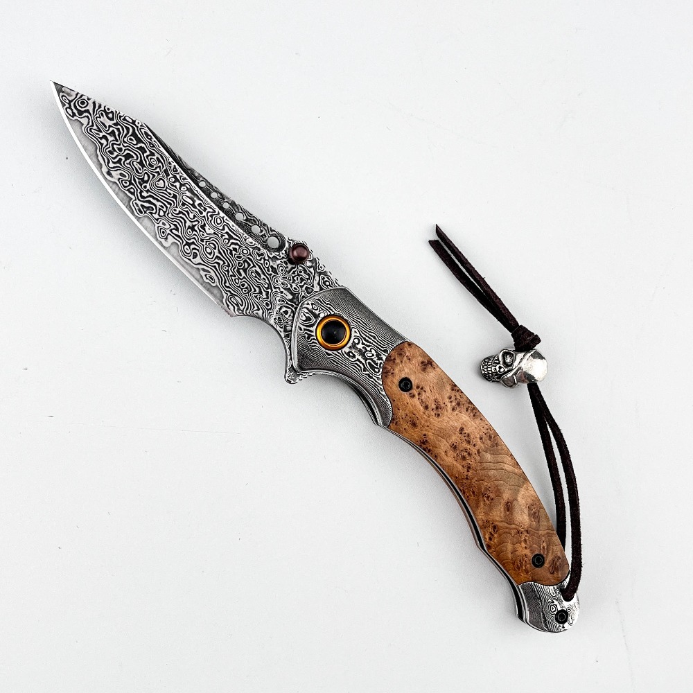 High Hardness Damascus Pattern - Vintage Collectible Pocket Knives review and price