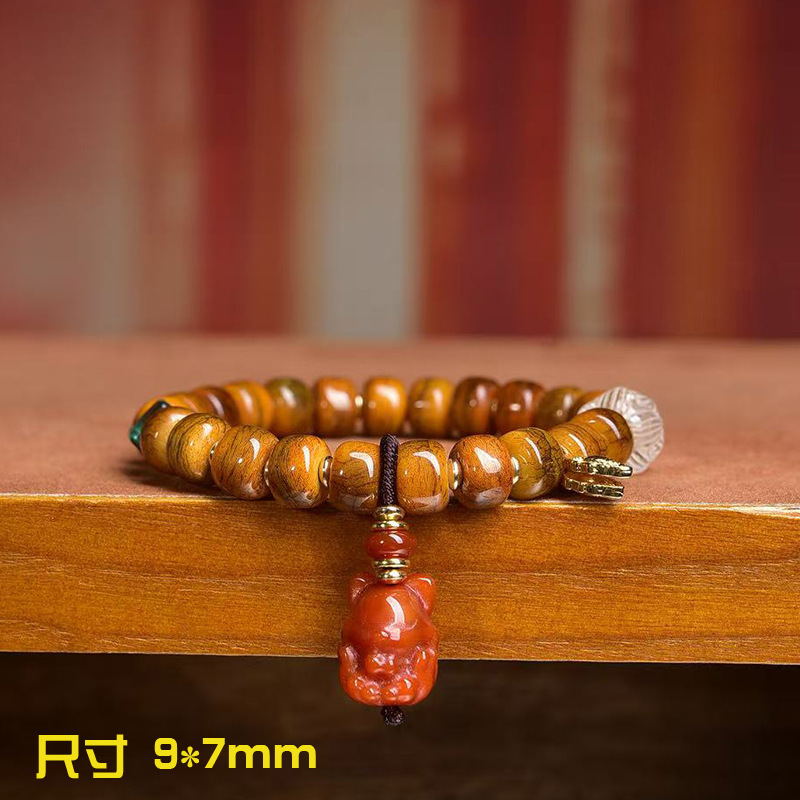 Backflow Yak Bone Beads Single - Vintage Collectible Glass review and price