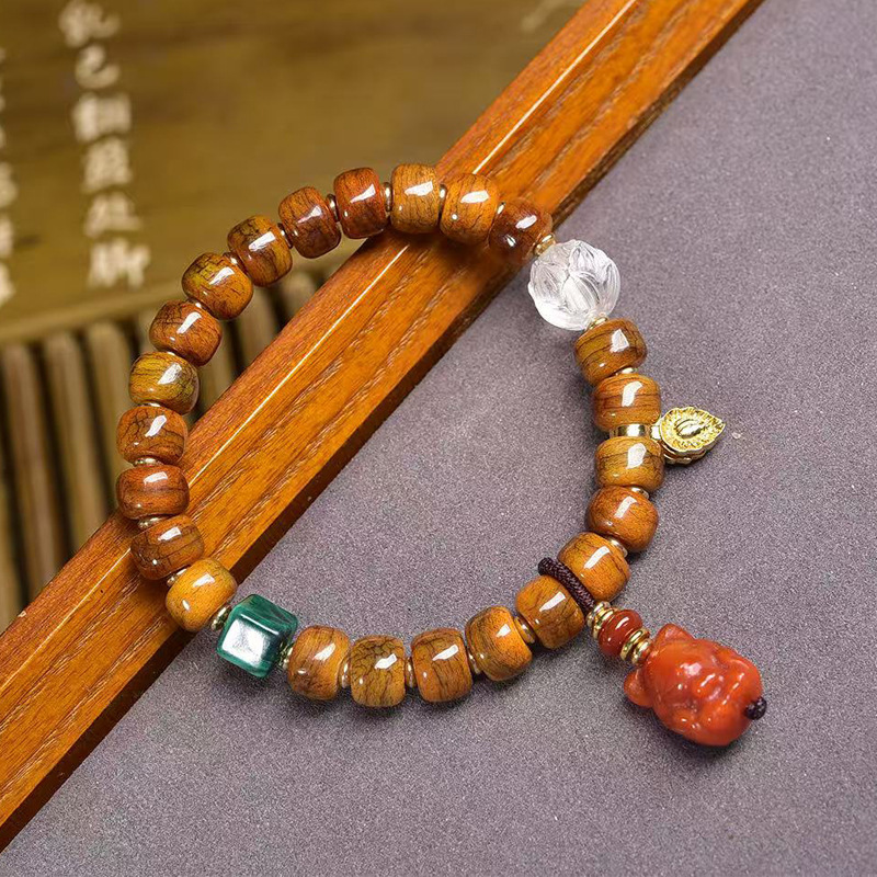 Backflow Yak Bone Beads Single - Vintage Collectible Glass review and price