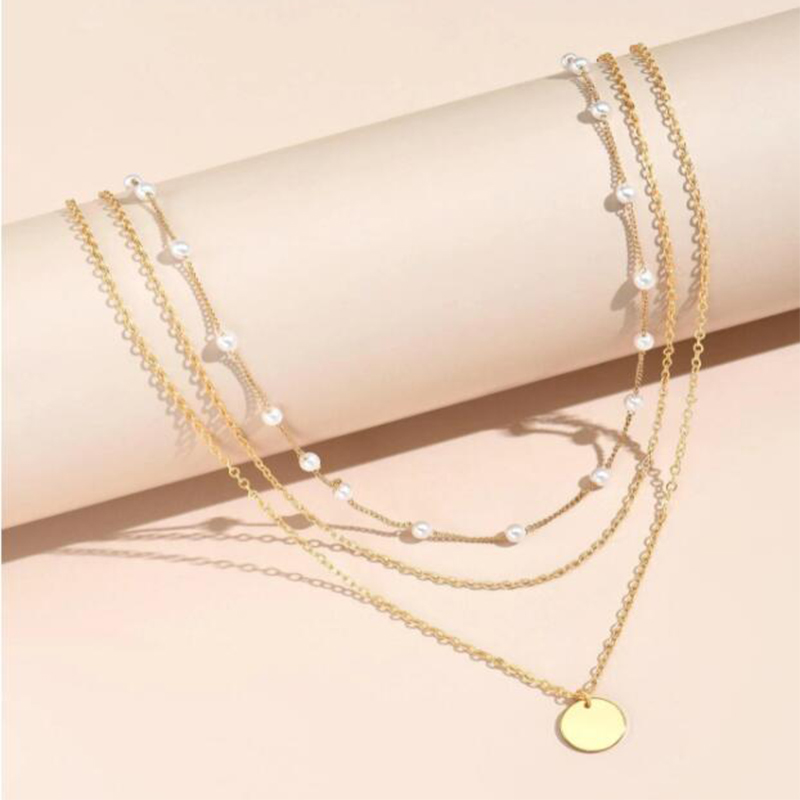 Vintage Necklace Gold Color Ch - Vintage Collectible Coins review and price