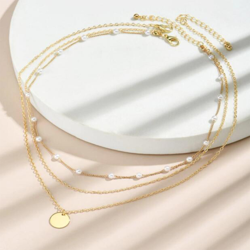 Vintage Necklace Gold Color Ch - Vintage Collectible Coins review and price