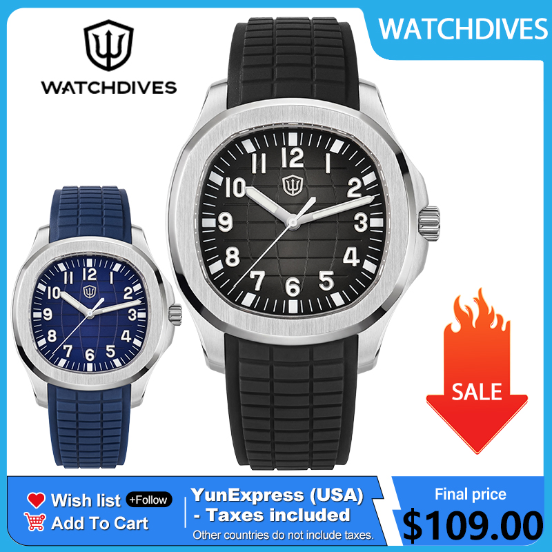 Watchdives WD008 38mm Dive Men - Vintage Collectible Watches review and price