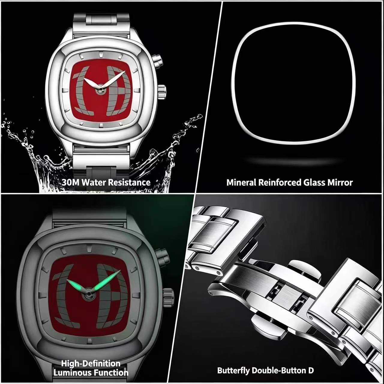 PAAZOMU Men's Quartz Watch Fas - Vintage Collectible Watches review and price