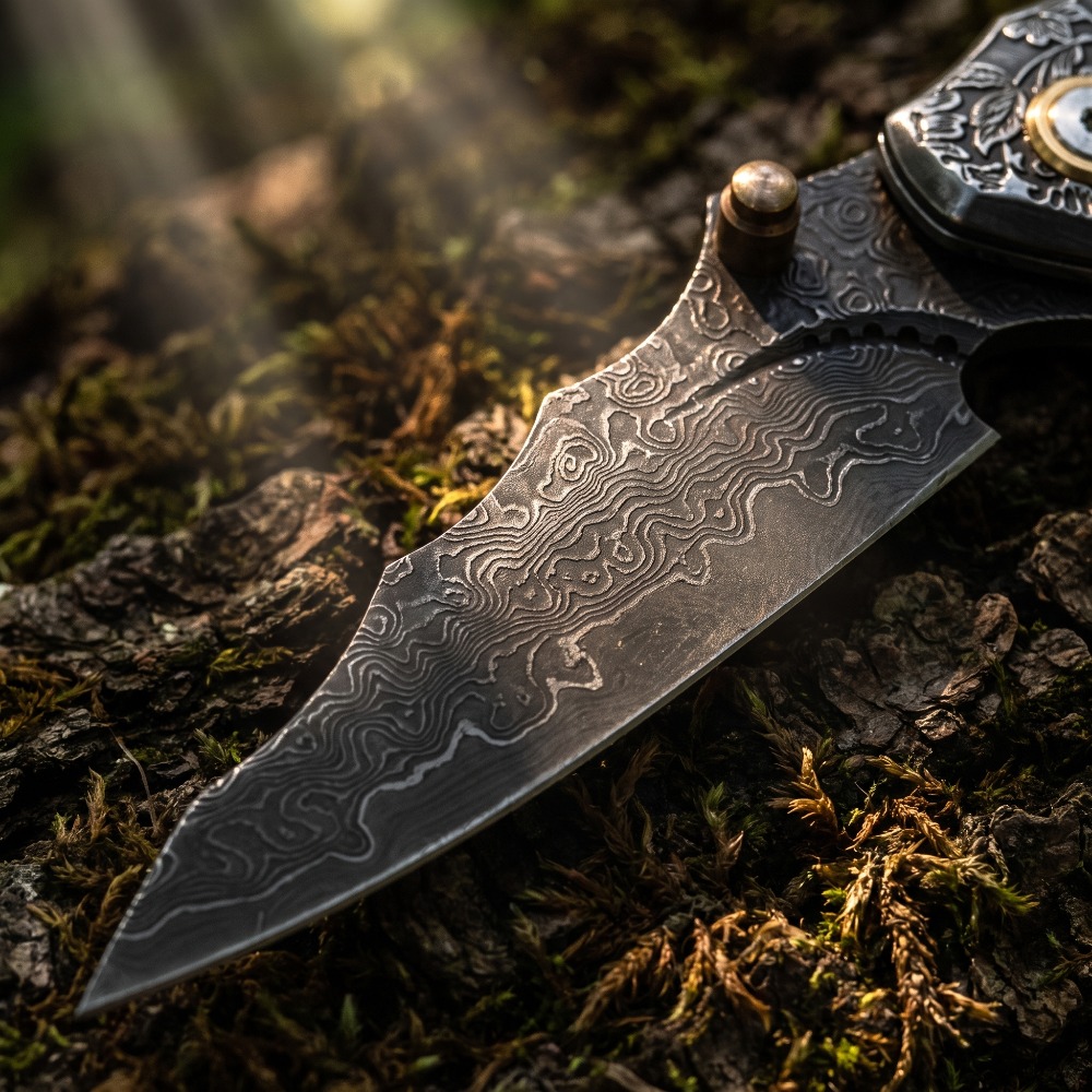 Vintage Engraved Foldable Knif - Vintage Collectible Pocket Knives review and price