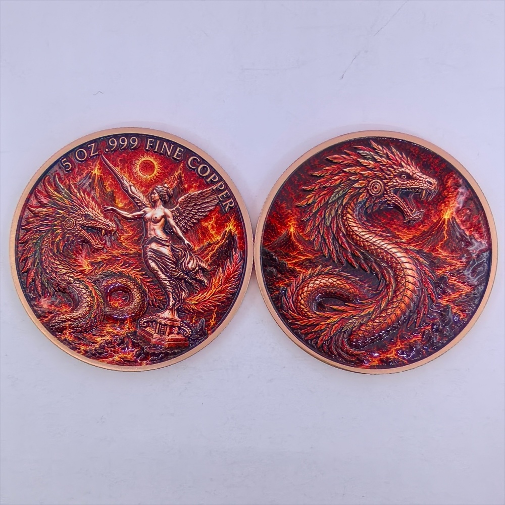 5oz .999 Fine Copper Mexico Li - Vintage Collectible Coins review and price